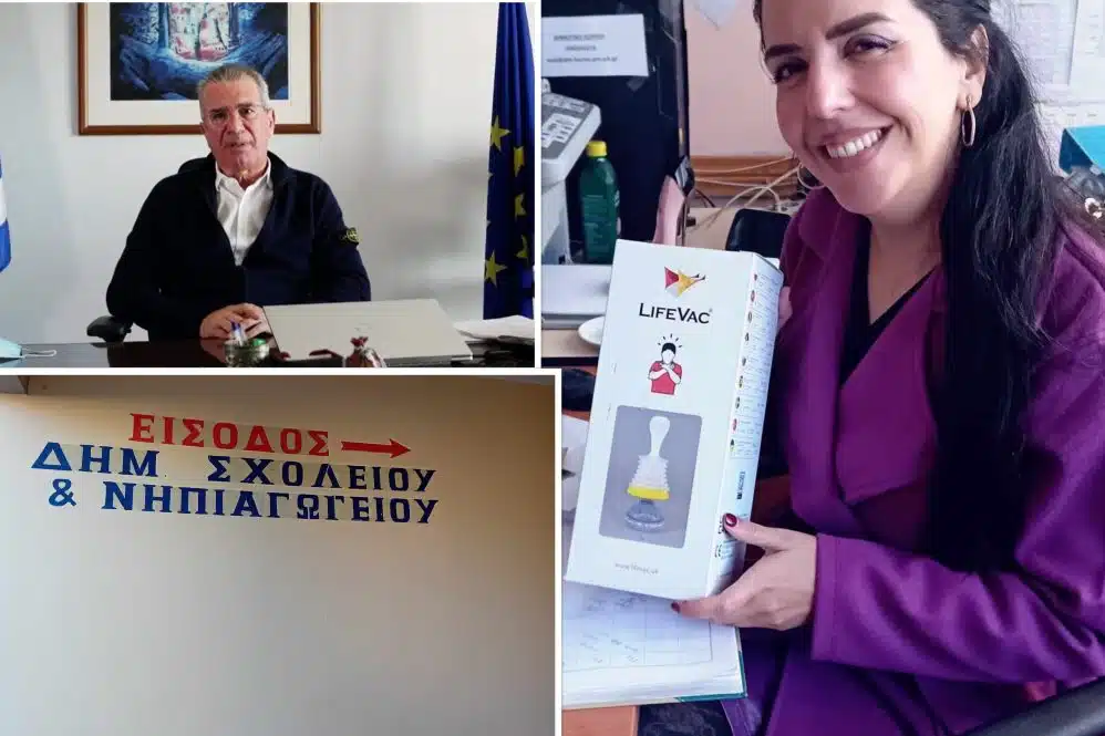 Δωρεά Life home kit στο δημοτικό σχολείο Λούρου από τον αντιπεριφερειάρχη Στράτο Ιωάννου